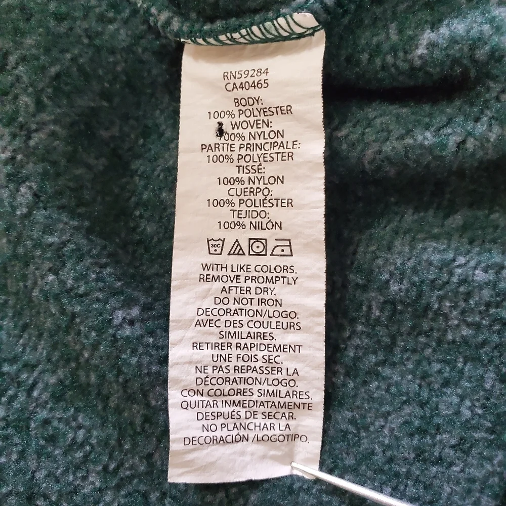 K1405 * The Children's Place Trail Fleece Full Zip Jacket Gray Green Size 5T